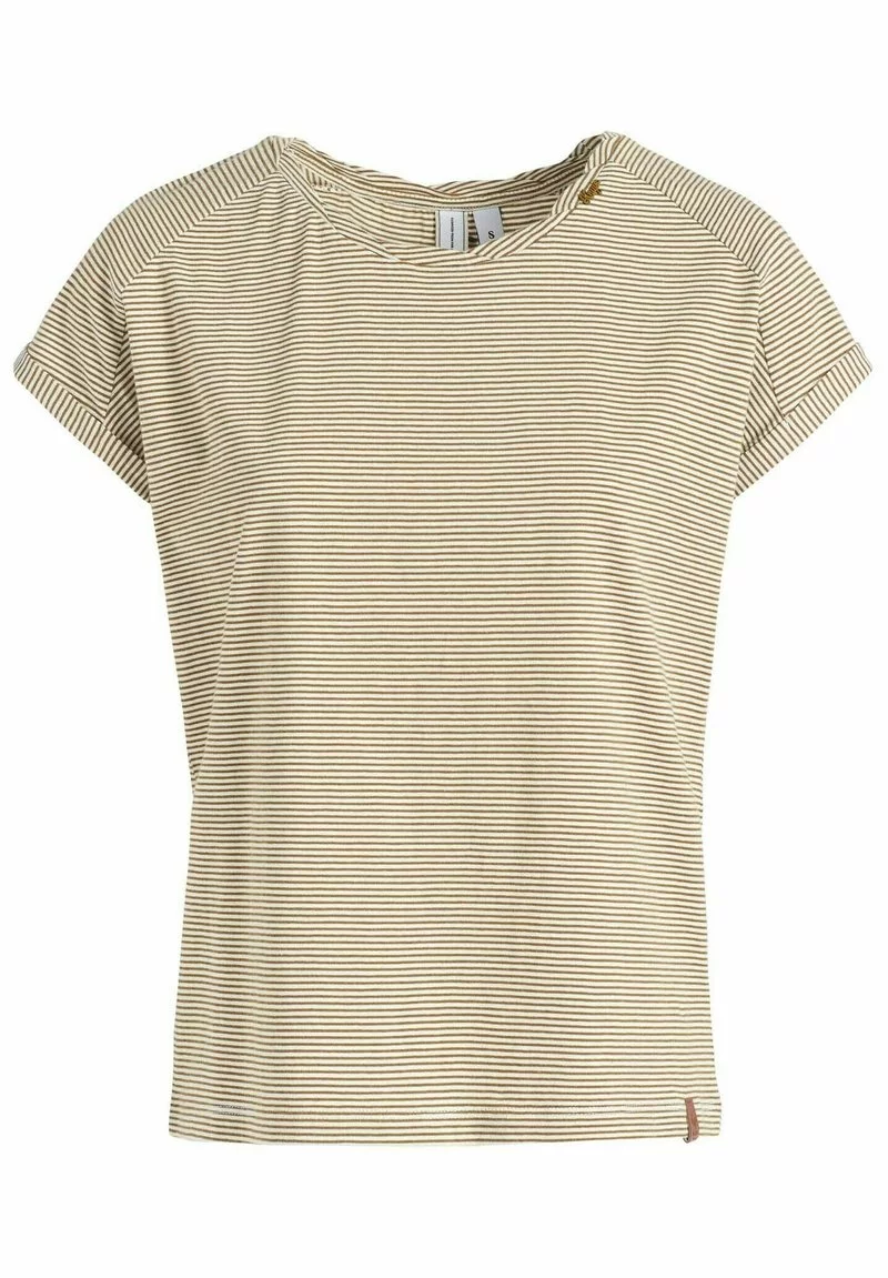 Angebote ✔️ Khujo BABSI - T-Shirt Print - Weiß Ocker Gestreift, Damen ✨ 10 Angebote ✔️ Khujo BABSI - T-Shirt Print - Weiß Ocker Gestreift, Damen ✨ – Bild 10