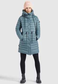 Bester Verkauf 🔥 Khujo MANTEL NIANA SHINE - Wintermantel - Blaugrau, Damen 🥰